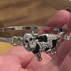 Cow Rhinestone Bracelet